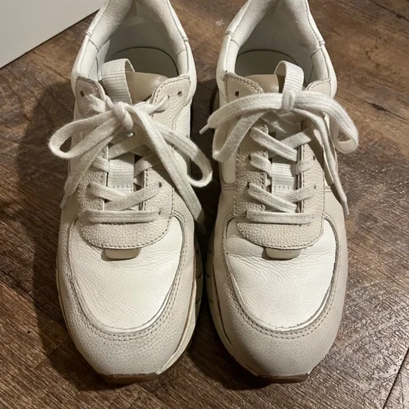 Madewell Kickoff Trainer Sneakers in Neutral Colorblock Leather - Picture 2 of 9